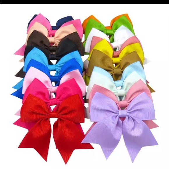 👒Cute pony Tie  Bows n clips👒 - Picture 8 of 15